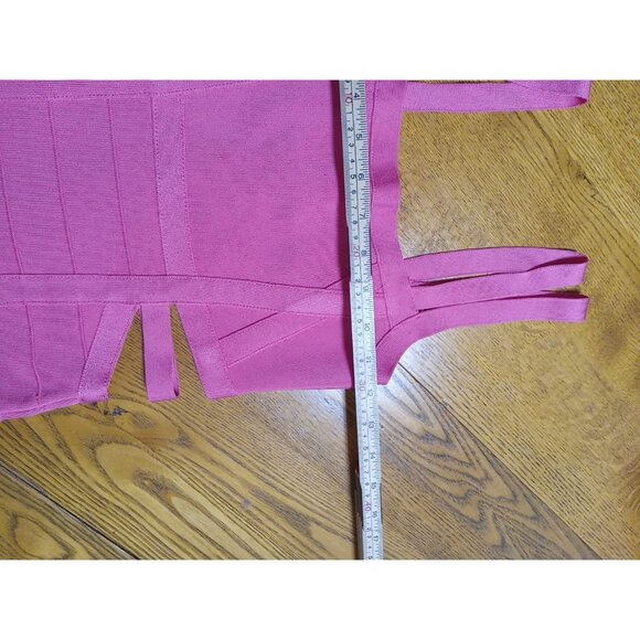 GUESS Dress Womens SMALL PINK BODYCON Party Preowned Casual Work Date Used Chic - Picture 3 of 9